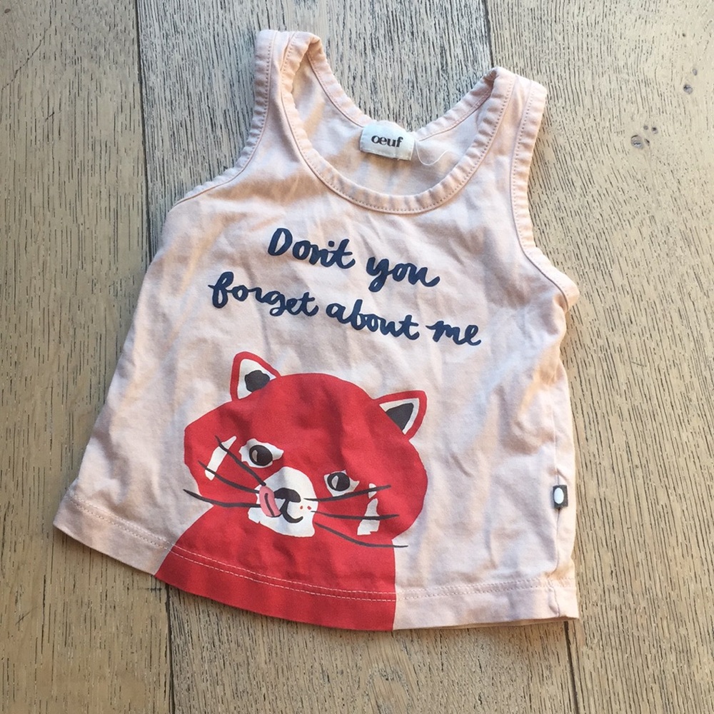 NWOT Oeuf tank top (12 months)